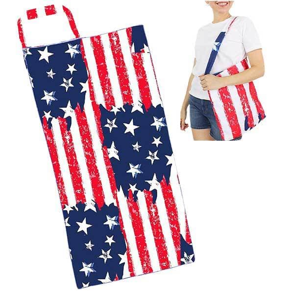 Foldable Microfiber Beach Towel 2-in-1 Beach Bag for Travel