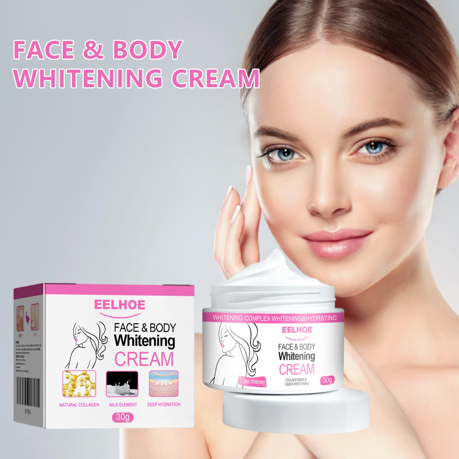 EELHOE body moisturizing cream hydrating, nourishing and rejuvenating body skin improving dull skin care cream
