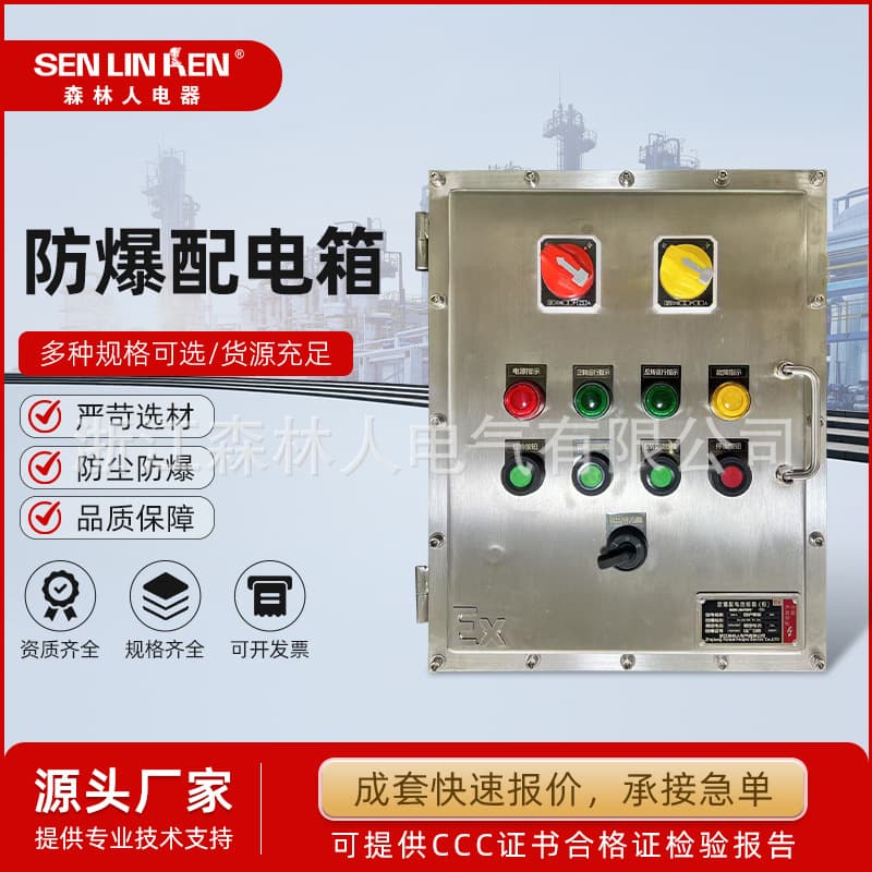 Explosion-Proof Distribution Box, Explosion-Proof Stainless Steel Control Box, PLC Frequency Converter Control Cabinet, Lighting Power Instrument Box Operation