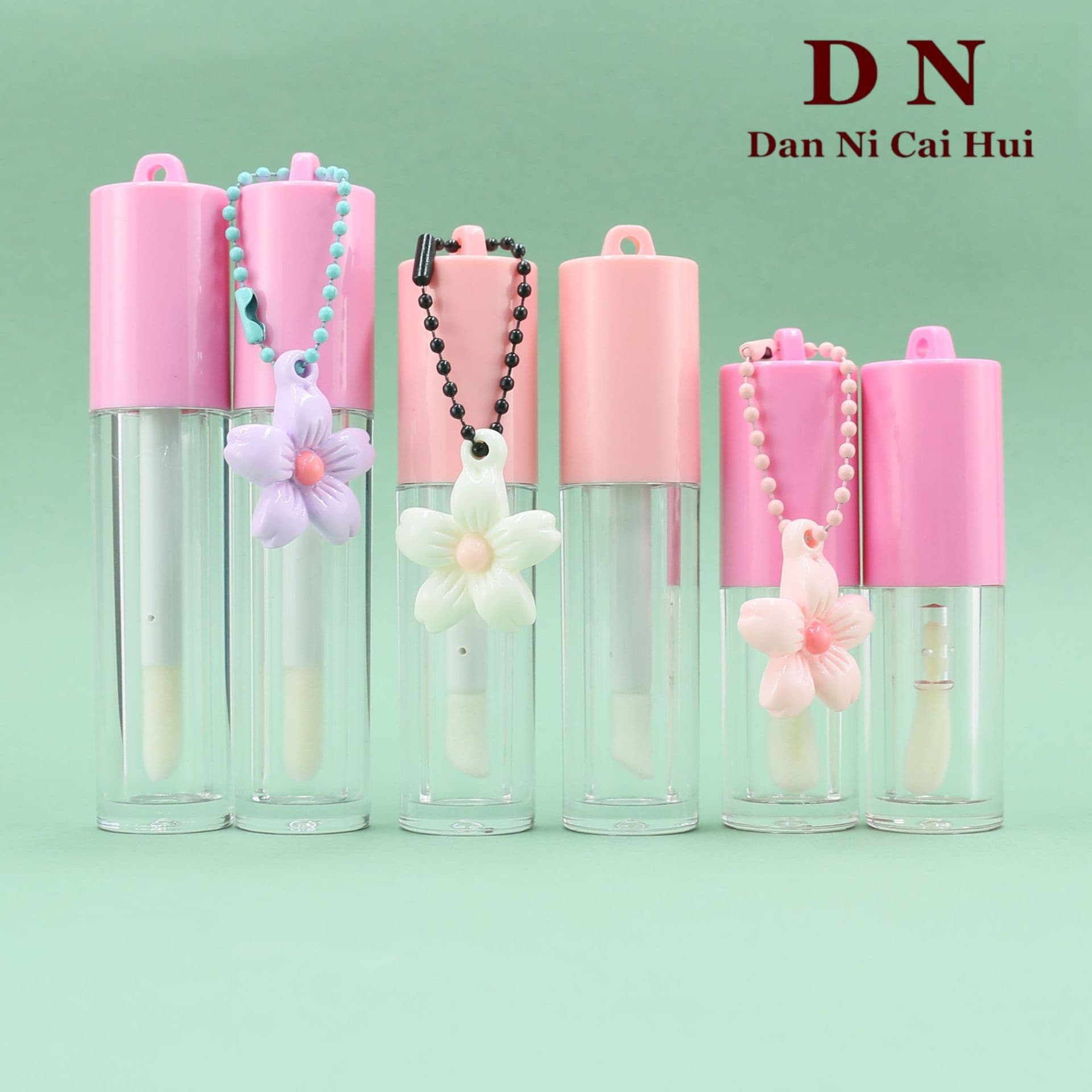 Pendable round tube, multi-size, empty lip glaze tube, lip gloss tube, lip gloss, directly approved by cosmetic packaging material manufacturer Z