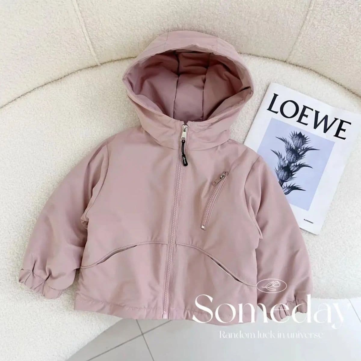 2025 Kindergarten Hot-Selling Hooded Fleece-Lined Thickened Windbreaker Jacket Boys Girls Winter Padded Coat Korean Style Trendy