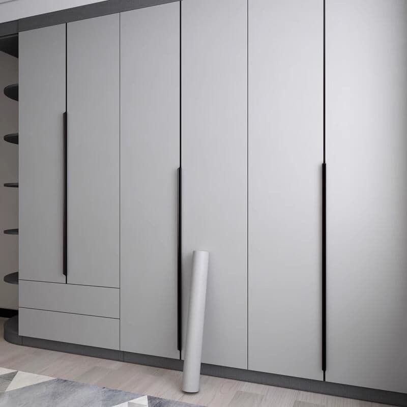 Cream-style wardrobe door color-change film, soft-touch self-adhesive formaldehyde-free wallpaper for furniture renewal.