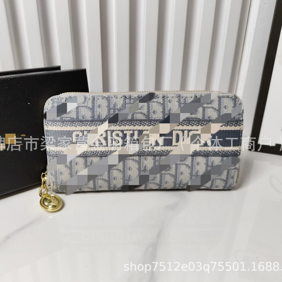 Di Jia Long Wallet Wholesale Large Capacity Multi-Card Holder ID Coin Purse Women's Zipper Lightweight Versatile Handbag