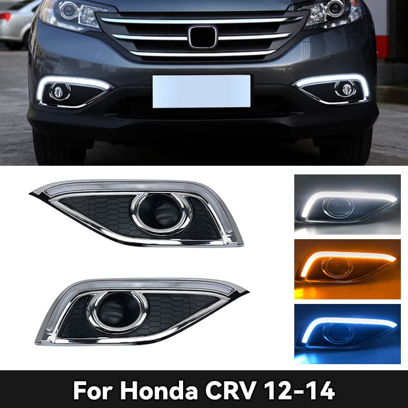 LED Daytime Running Lights for Honda CRV 2012-2014 HONDA-CRV-DRL Upgrade Flowing