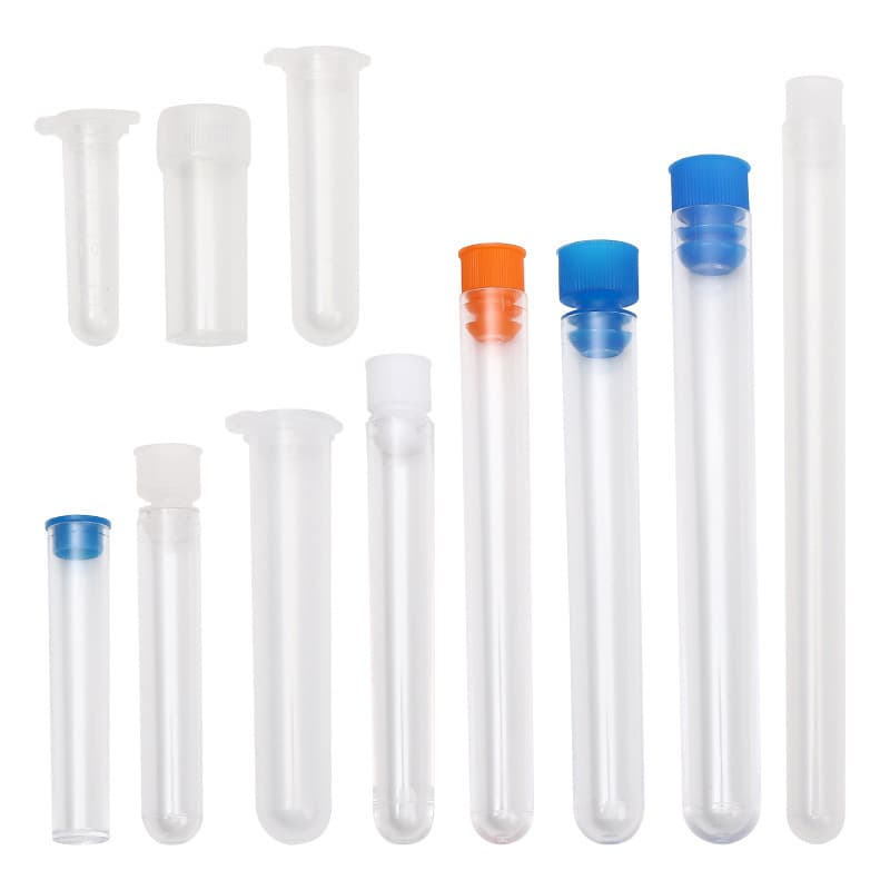 Transparent Needle Storage Bottle Plastic Needle Tube for Hand Sewing Cross Stitch Embroidery Needle Organizer Replacement Test Tube