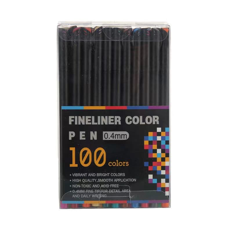 Colored Outline Pens for Students, Art Sketching Black, Children's Drawing, Oil Painting, Waterproof Set, Watercolor Painting Special