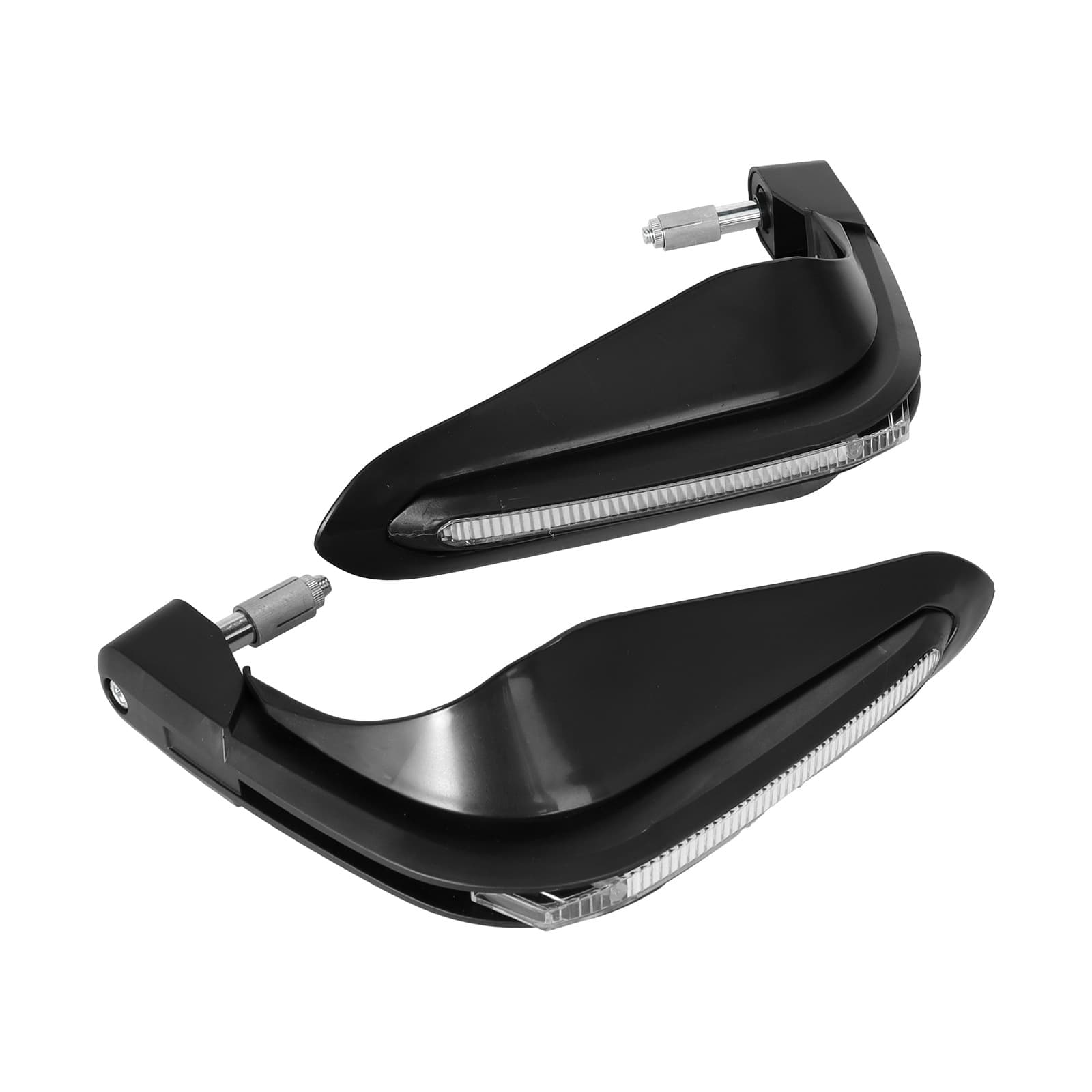 Motorcycle Modified Accessories LED White One-Line Turn Signal Hand Guards Off-Road Brake Protection Crash Protectors