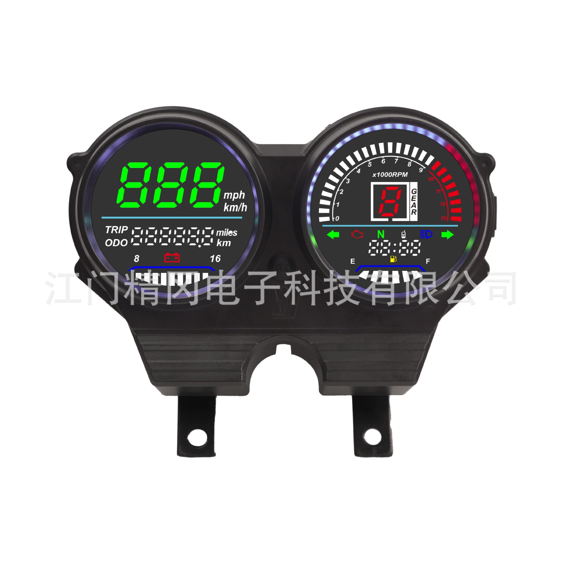 South America Hot Selling Motorcycle Instrument Cluster Haojue Xpress 125 Instrument Assembly