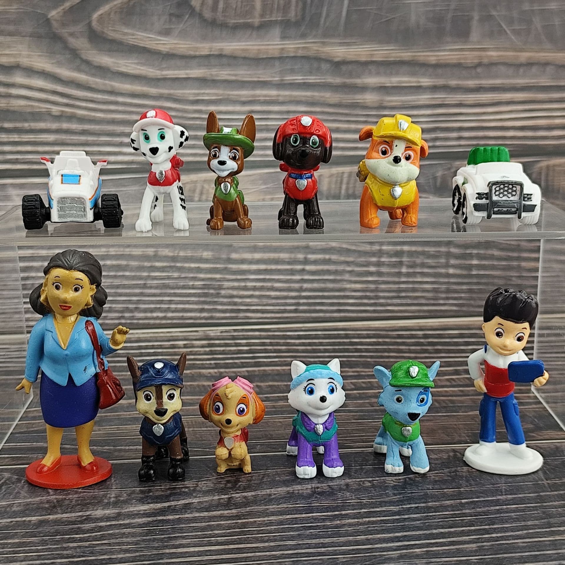 PAW Patrol Dog Rescue Team Car Ornament Toy Gift Cake Decoration Kids Birthday Cake Topper