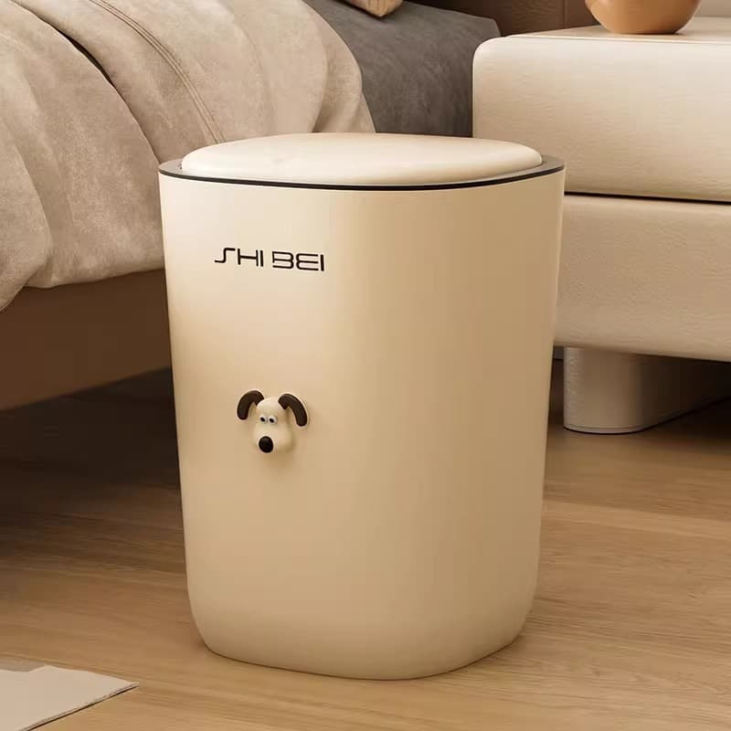High-value, stylish trash can for bedrooms, trendy bathrooms, Nordic design, suitable for offices and living rooms, creative new design.