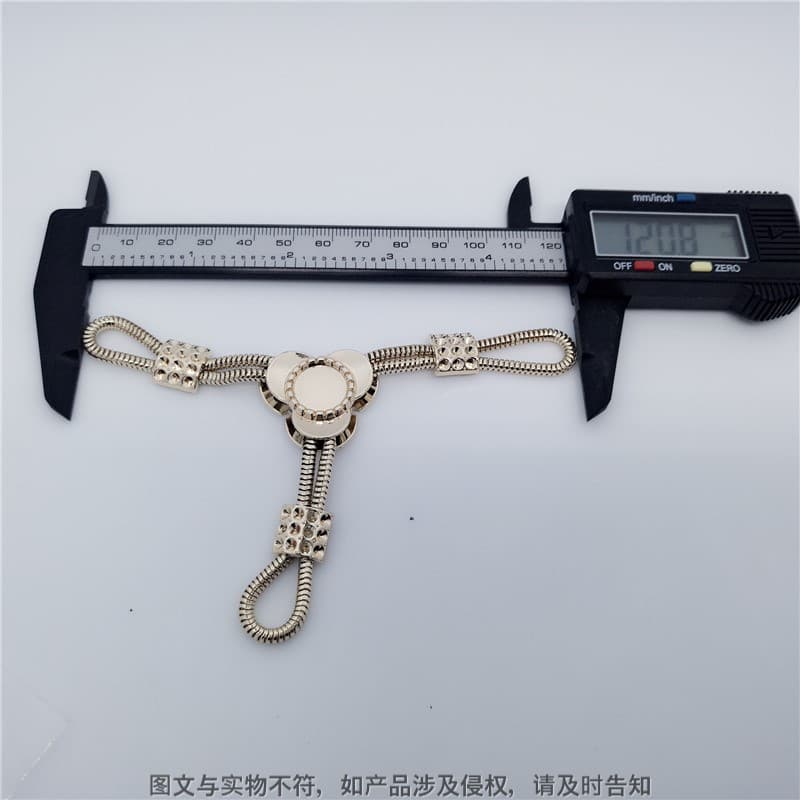 Guangzhou Manufacturer Custom Sandals Hardware Shoe Chains Korean Style Metal Decorations Chain Shoe Buckles New Arrival Recommendations