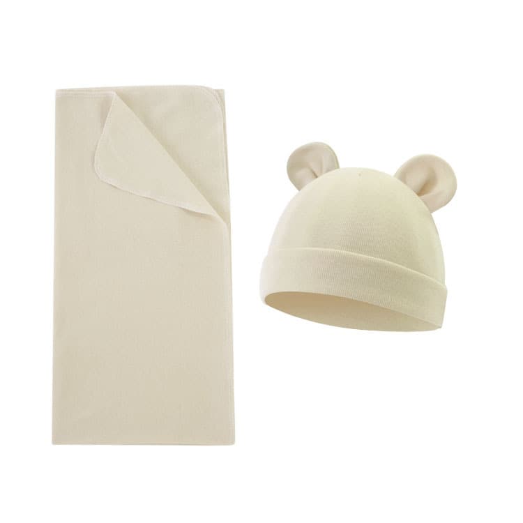 Foreign trade solid color infant swaddle, baby carrying blanket, newborn wrap, European and American style bath towel, Amazon supply.