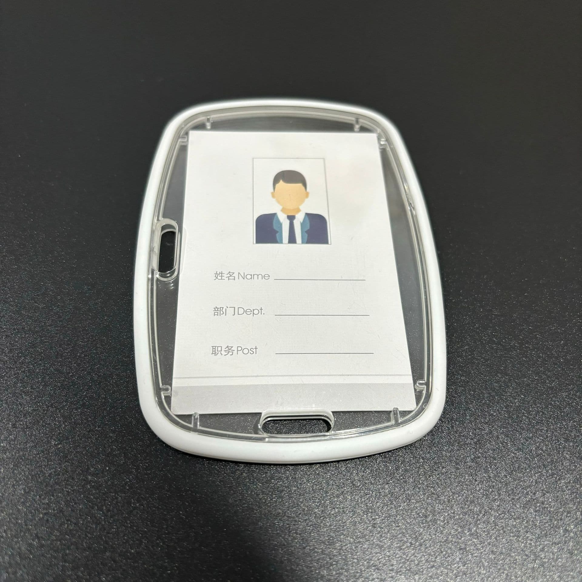 Acrylic Silicone Card Holder Plastic Card Badge ID Card Student Card Work ID Campus Card Gatekeeper Stock