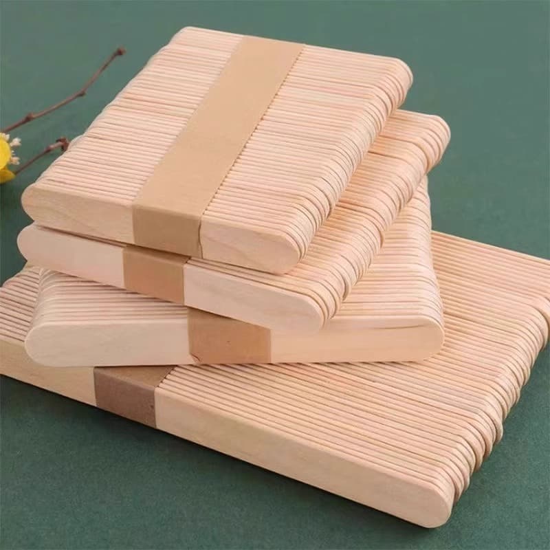 Colored Wooden Craft Sticks for DIY Kindergarten Projects