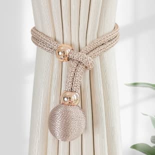 Wholesale adjustable curtain tie-back luxury simple tie rope gathering strap, gauze curtain fixing curtain tie strap