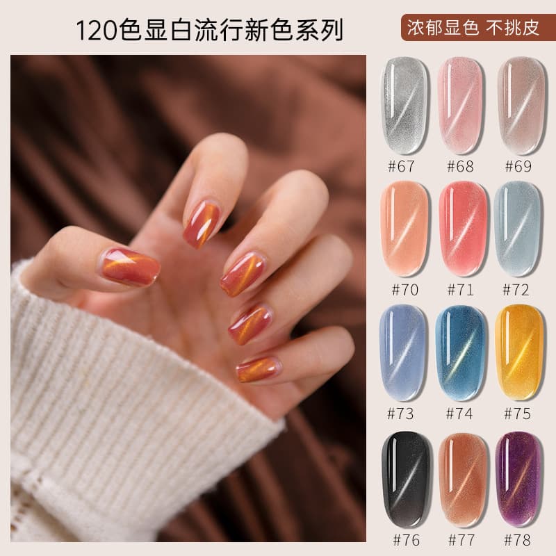 RISYAL Gel Polish Wholesale 7.3g Nail Gel Jelly Gel Cat Eye Gel Ice Transparent Nail Gel Batch Dropship