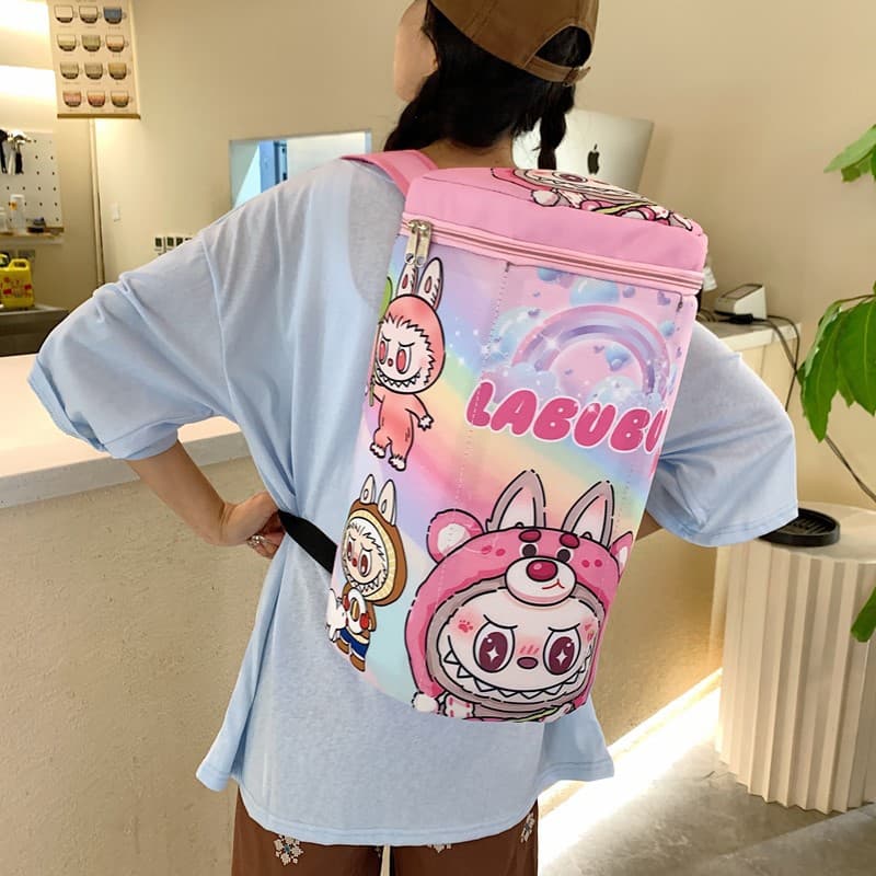 Large Capacity Backpack Zipper Bag Schoolbag Everything Can Be Cute Small Backpack Small Crocodile Biscuit Box Cute Children's Bag