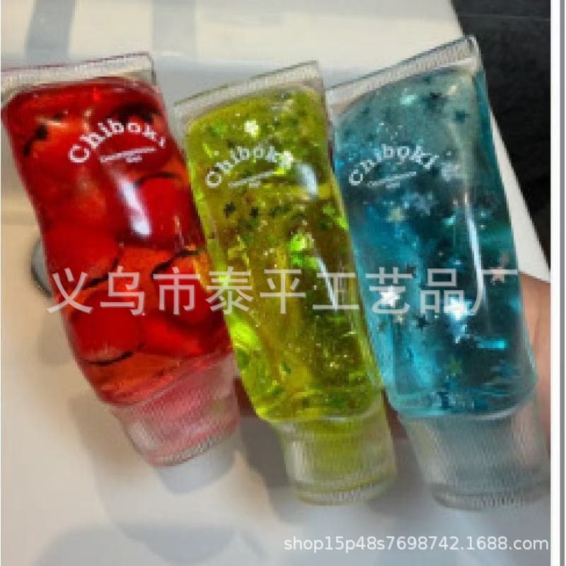 Toothpaste pinch music cross-border Amazon new crystal mud creative toys portable funny relaxation decompression slow rebound