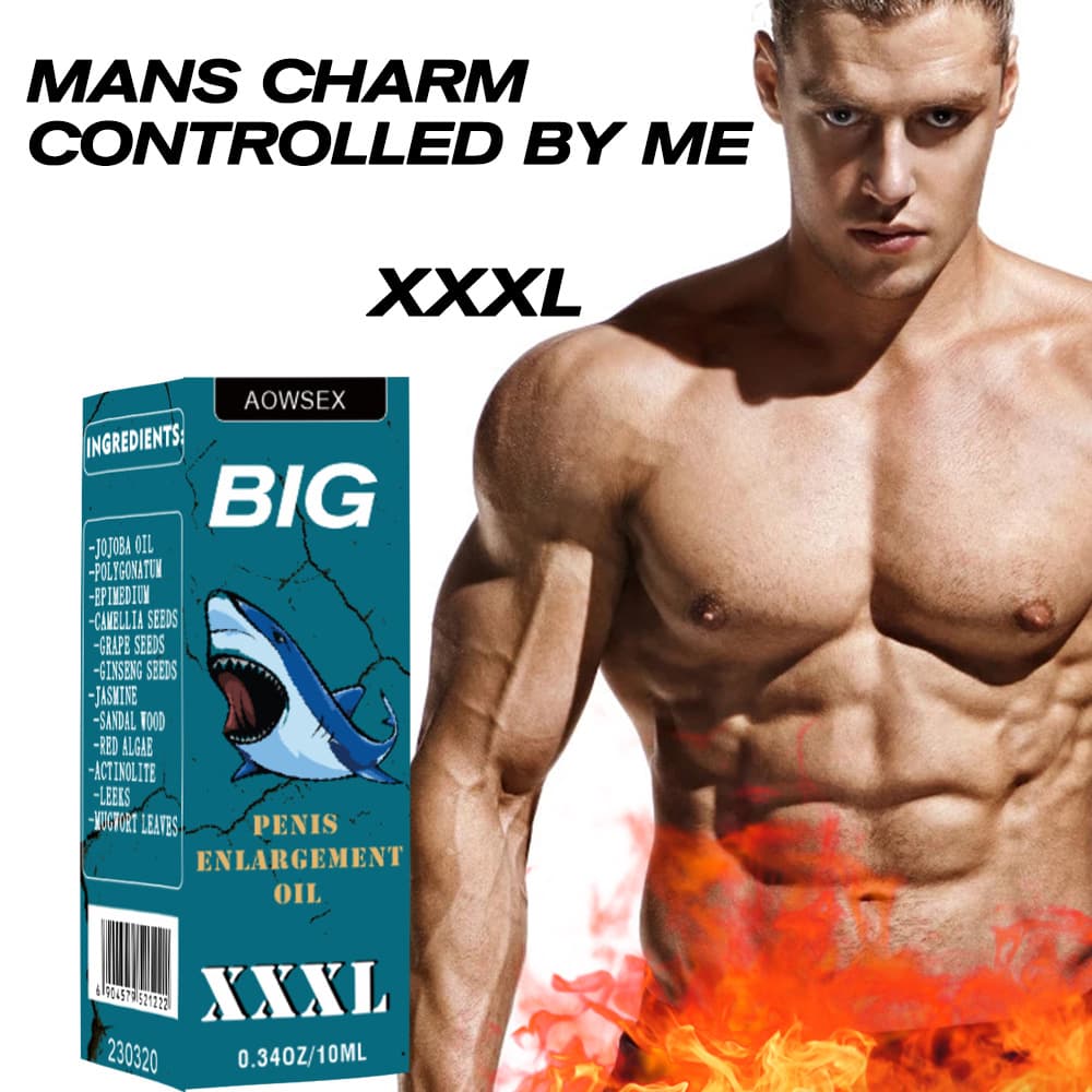 Cross-border 10ml Men's Private Area External Massage Oil Male Penis Enlargement Oil