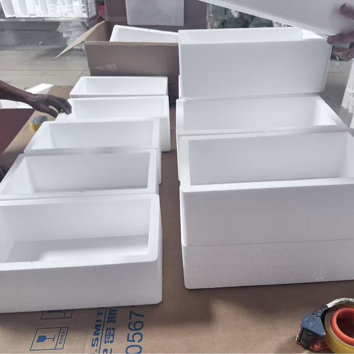 Foam Packaging Products, Molded in One Piece