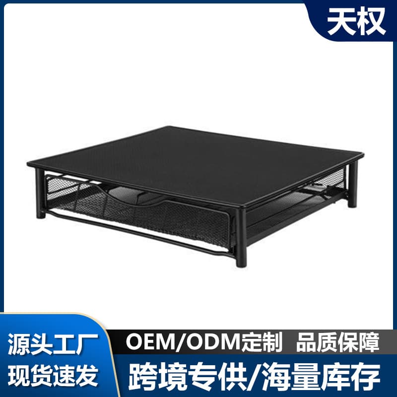 Glass Coffee Capsule Storage Box Pantry Drawer Coffee Machine Base Office Desktop Storage Rack