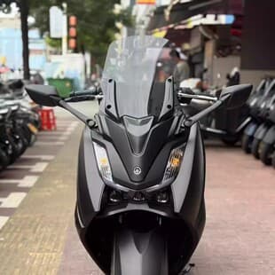 Windshield for Yamaha XMAX 125 TMAX Front Windshield Modification Raised Round Top 39cm Windshield Glass
