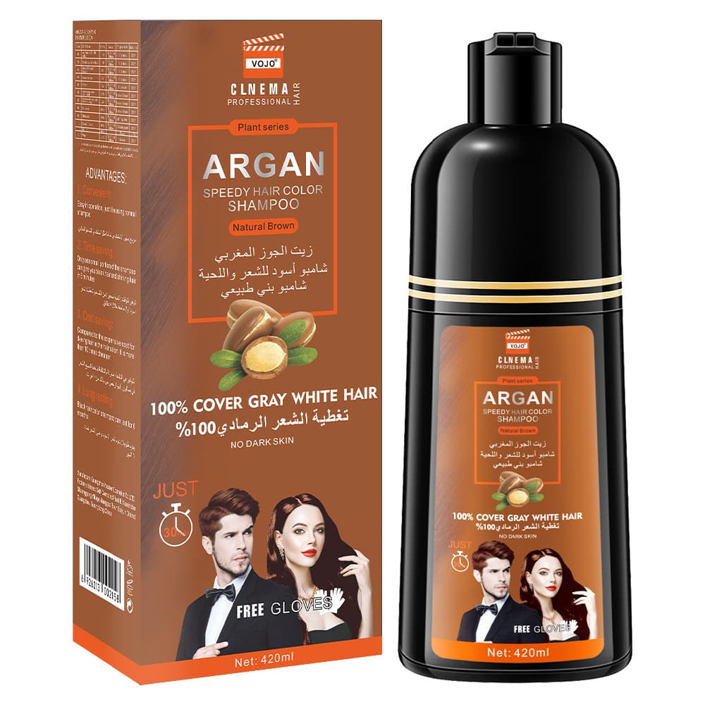 VOJO Amazon Best-Selling Hair Dye 420ml Plant-Based Hair Dye Cross-Border Export Manufacturer