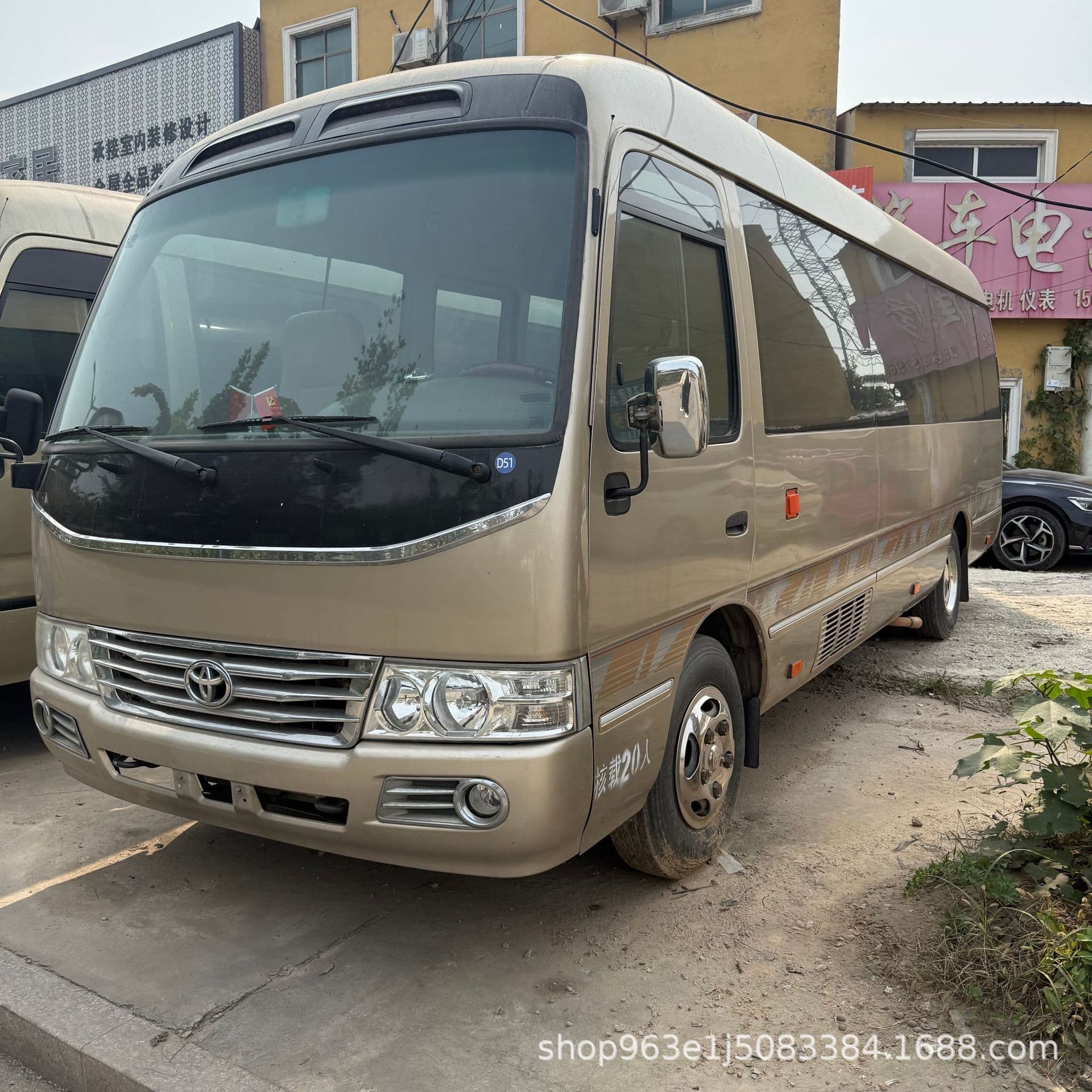 Export Coaster 23-seat medium bus, medium coach, 14-seat to 60-seat, business large bus, stock warehouse