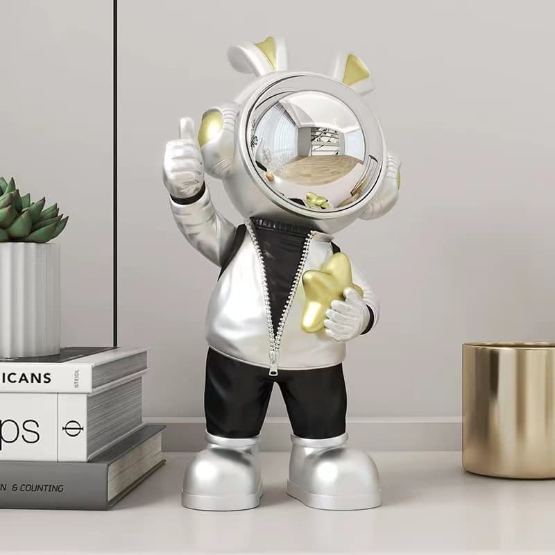 Space Astronaut Figurine Decorative Model Children's Room Living Room TV Cabinet Decor Home Decoration Birthday Gift