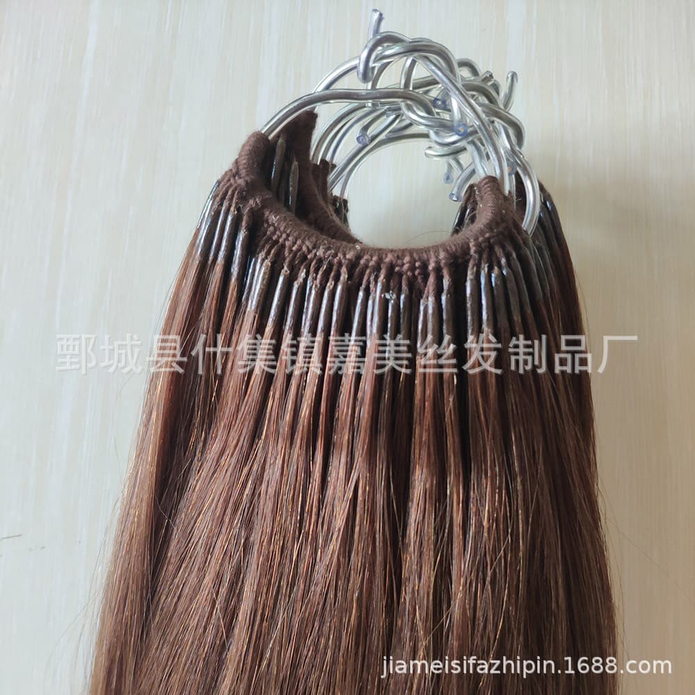 One String Two Weft Easy Pull Hair Extension Double Weft Hair Extension Korean Cotton Hair Extensions