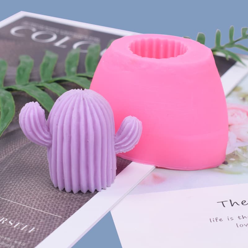 Cactus Ball Succulent Bonsai Handmade Soap Silicone Mold DIY Cactus Fondant Cake Tool
