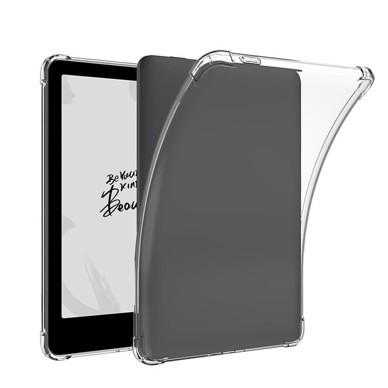 Fits Xiaomi Duokan E-book 6.0-inch Protective Case, Four-corner Thickened Airbag Shockproof Transparent TPU Soft Shell