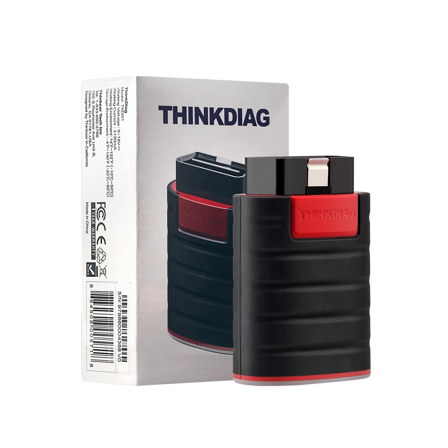 ThinkDiag OBD2 Car Fault Diagnostic Tool Old Version Old Boot Multi-language