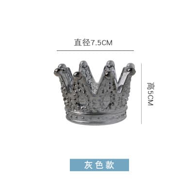 Crystal Crown European Style Ashtray Hotel Thickened Hardened Business Ashtray