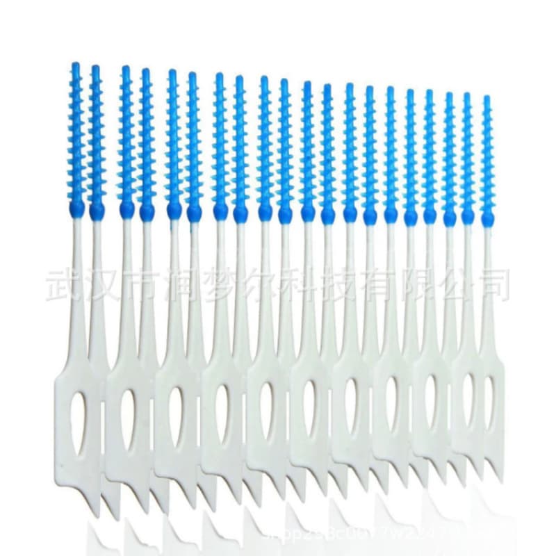 Elastic interdental brush, soft interdental brush, 40 pcs interdental brush, toothpick brush