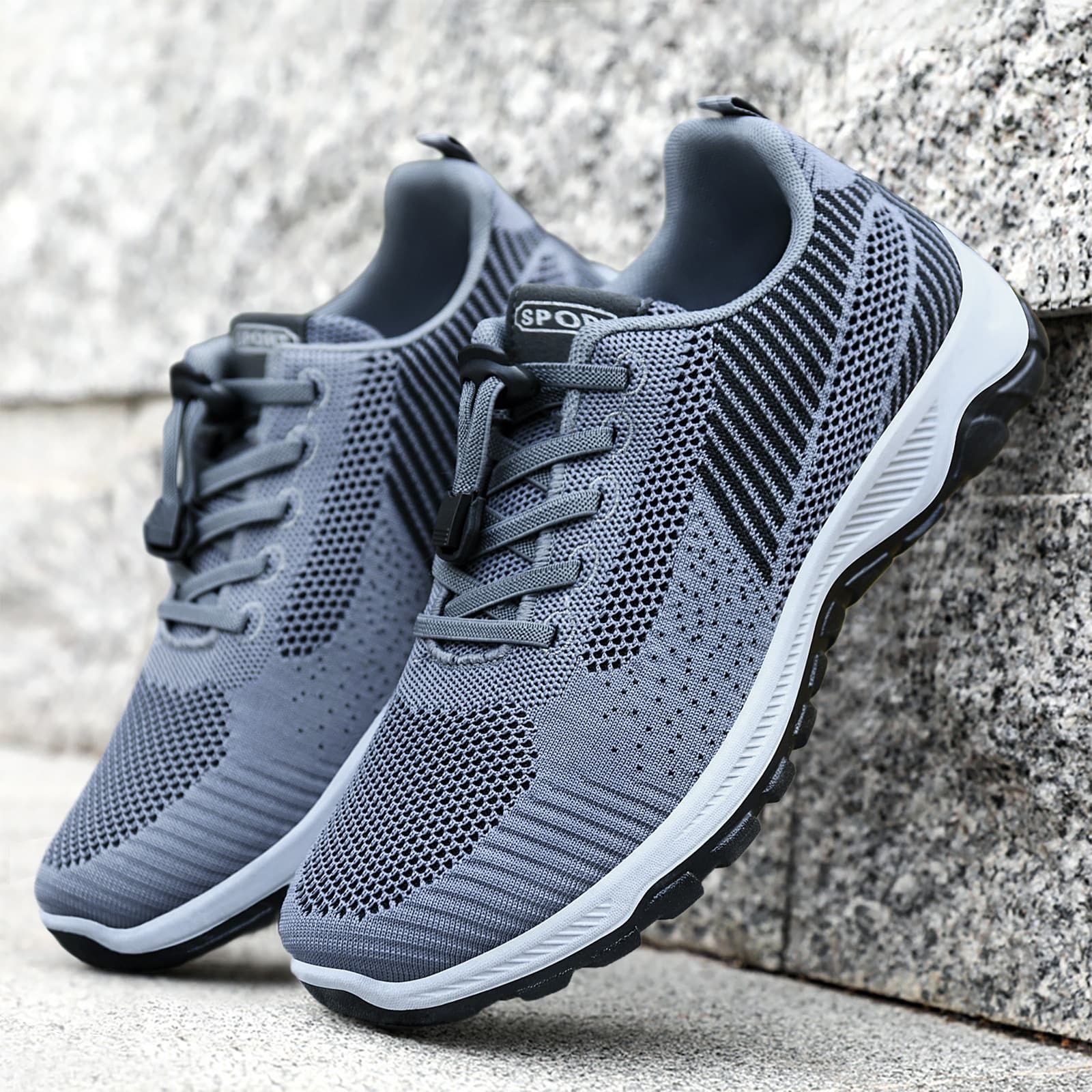 Walking Shoes for Men Spring Travel Shoes Comfortable Soft Sole Sports Shoes for Middle-aged and Elderly Couple Gift Shoes Drop Shipping
