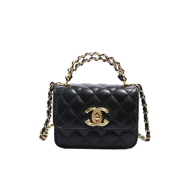 Chic Quilted Chain Mini Square Bag, Fashionable Versatile Handbag, Premium Cross-Border Shoulder Bag