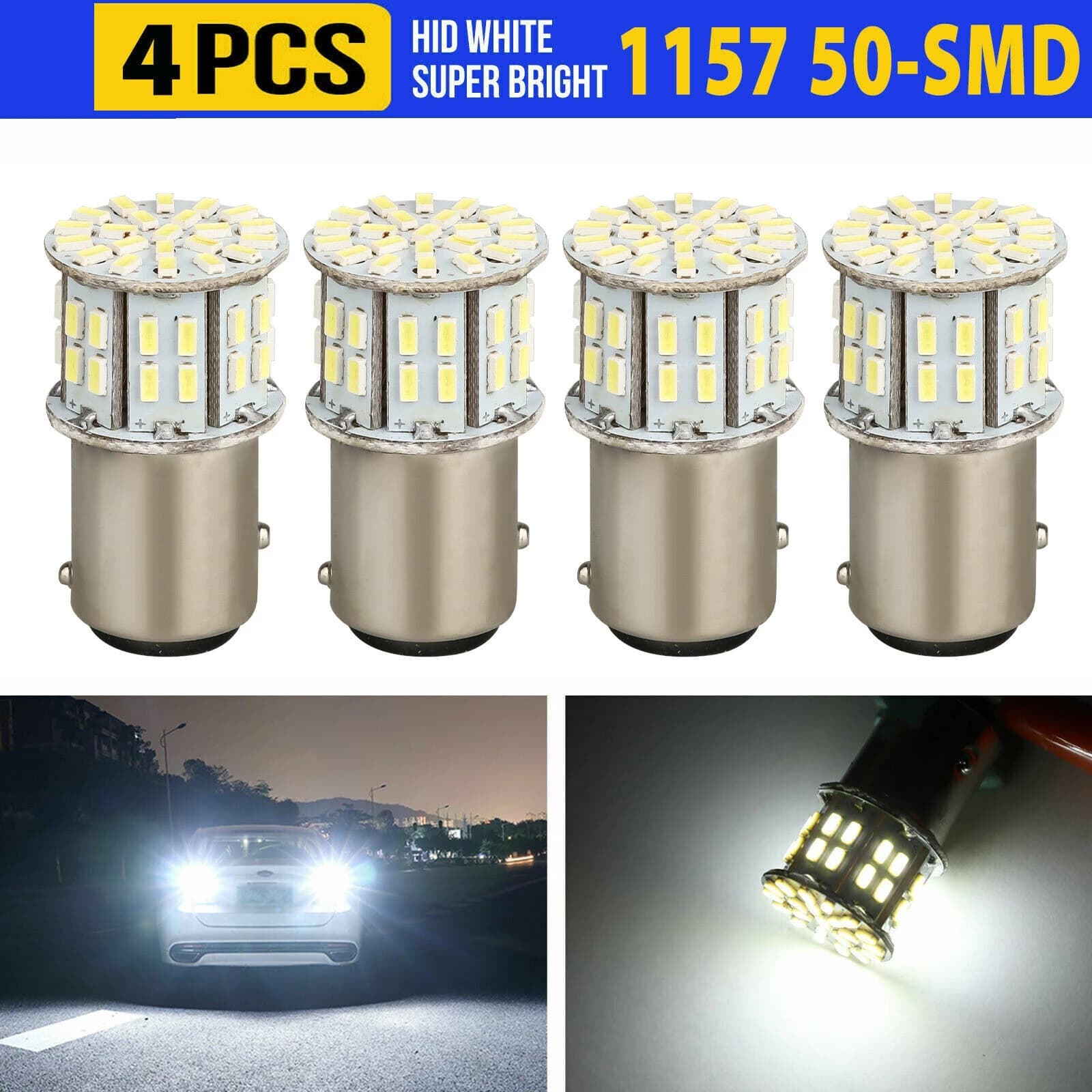 Xingyao 1156 3014 50SMD LED Car Light 1156 Turn Signal High Brightness Chip 12V Bulb
