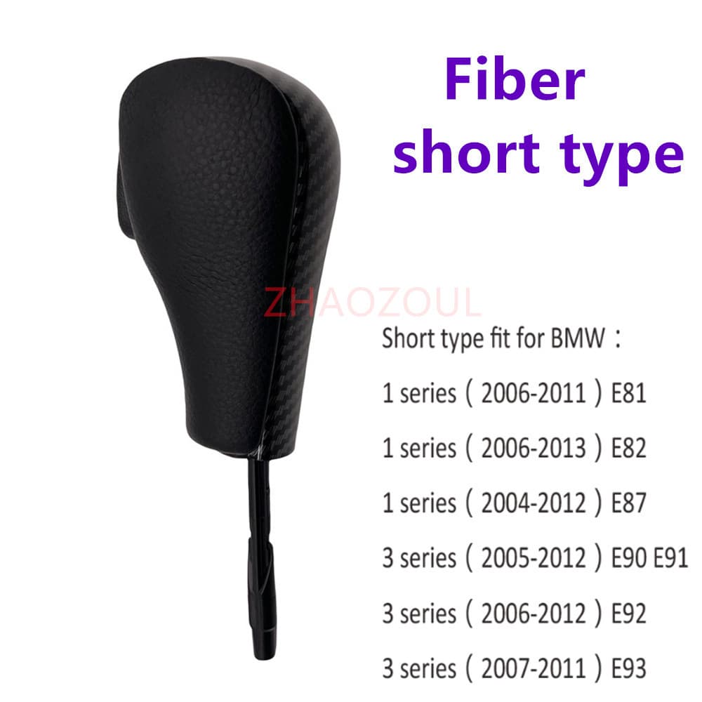 Car Gear Shift Knob Carbon Fiber Werewolf Leather for Bmw E36E46E39E53E60E61E61
