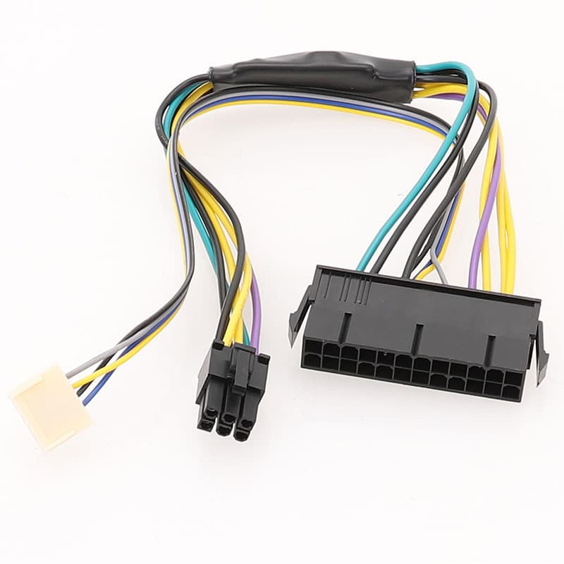 HP Elite 8100/8200/8300 ATX 24-Pin to 6-Pin Adapter Cable for HP Systems