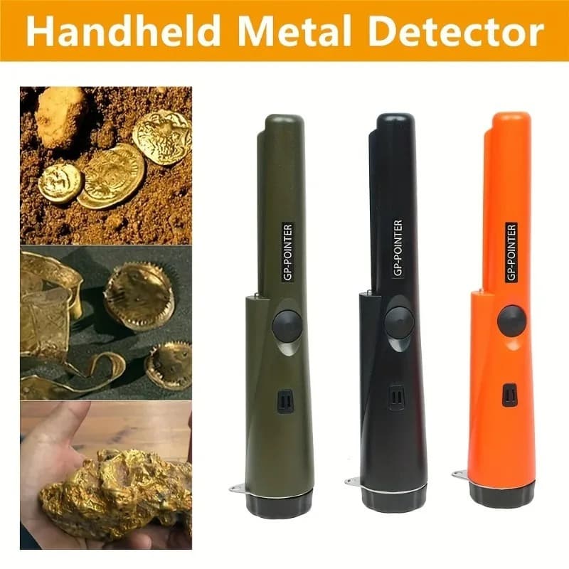 High Sensitivity Metal Detector Handheld Metal Locating Wand Security Scanner GP Rod