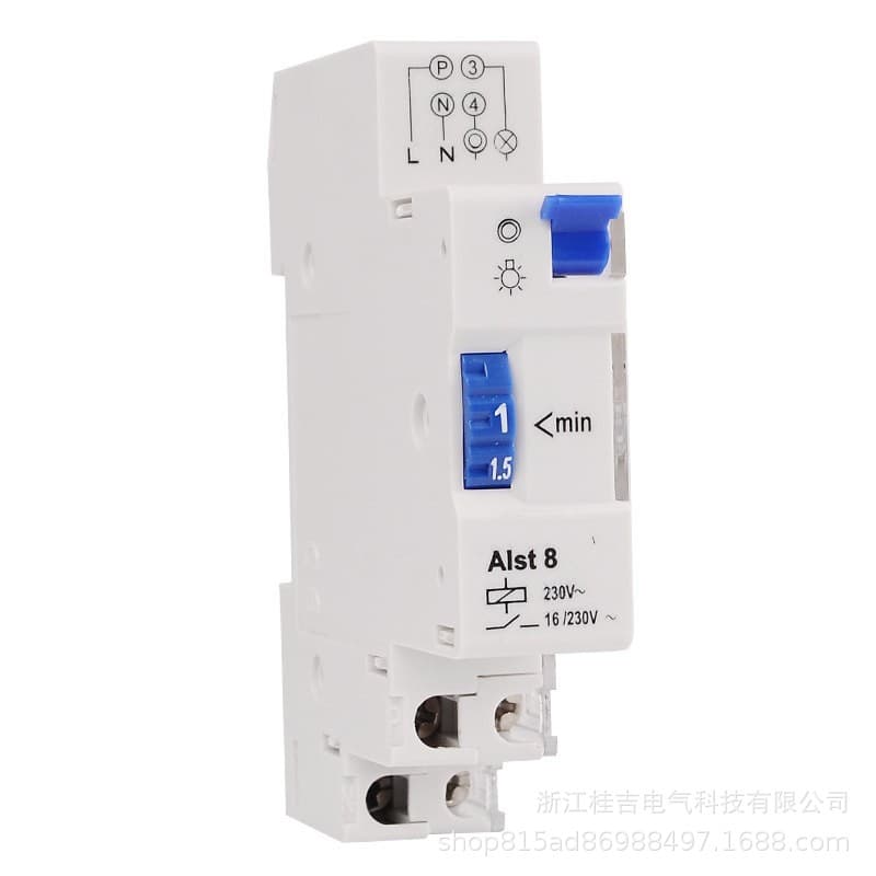 Time Control Switch ALST8 Corridor Time Control Timer Circuit Breaker Seven-Minute Timer Switch