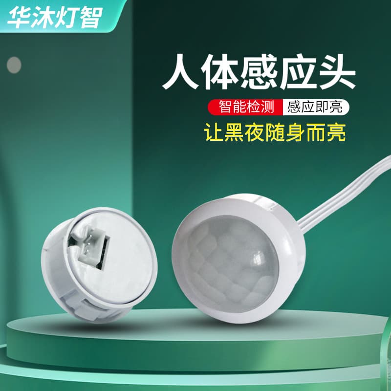 Human body induction switch infrared sensor head hallway garage LED light pyroelectric sensor probe module automatic