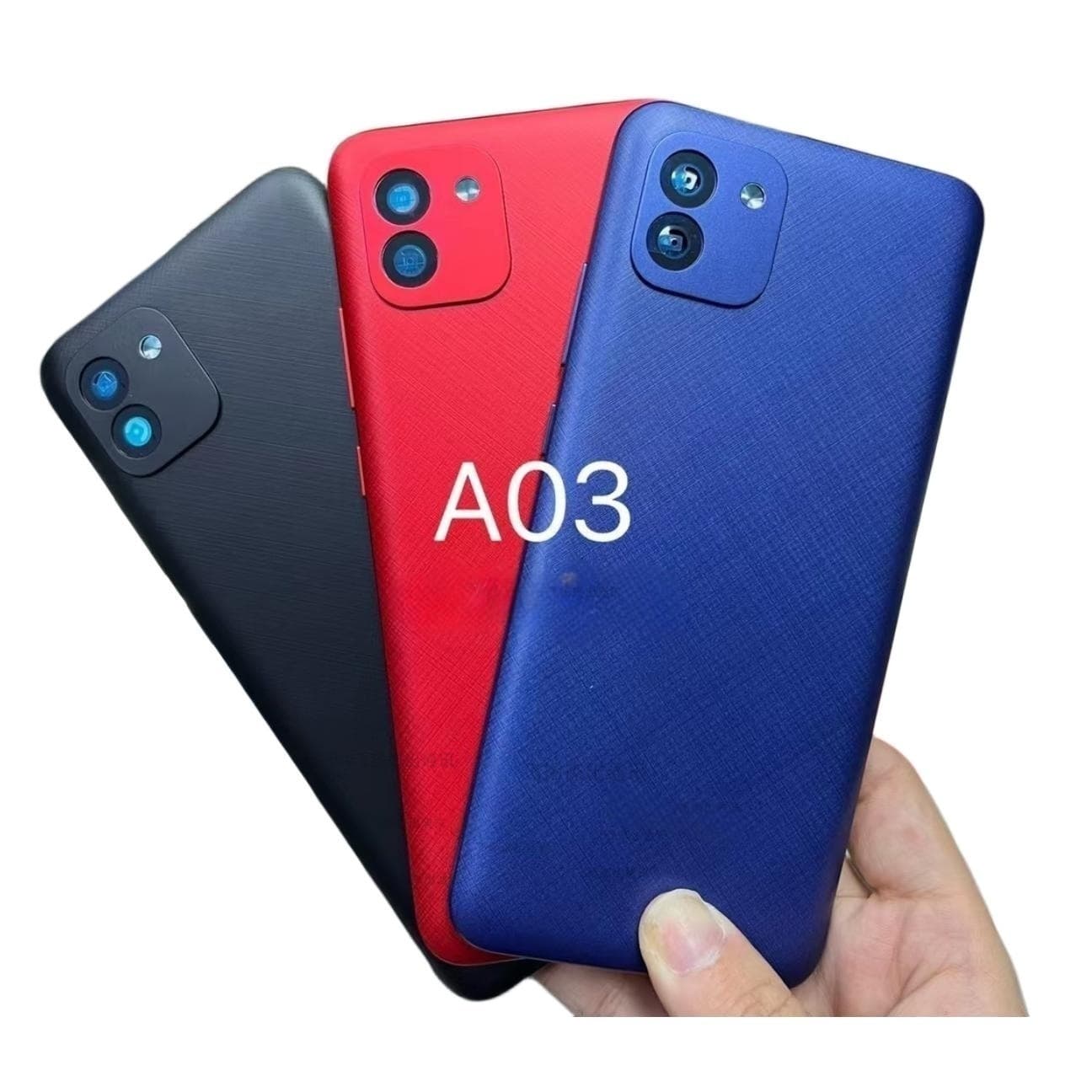 Compatible with Samsung A03 s core a032 a037n a037u Back Cover Battery Cover Rear Housing Middle Frame Bracket