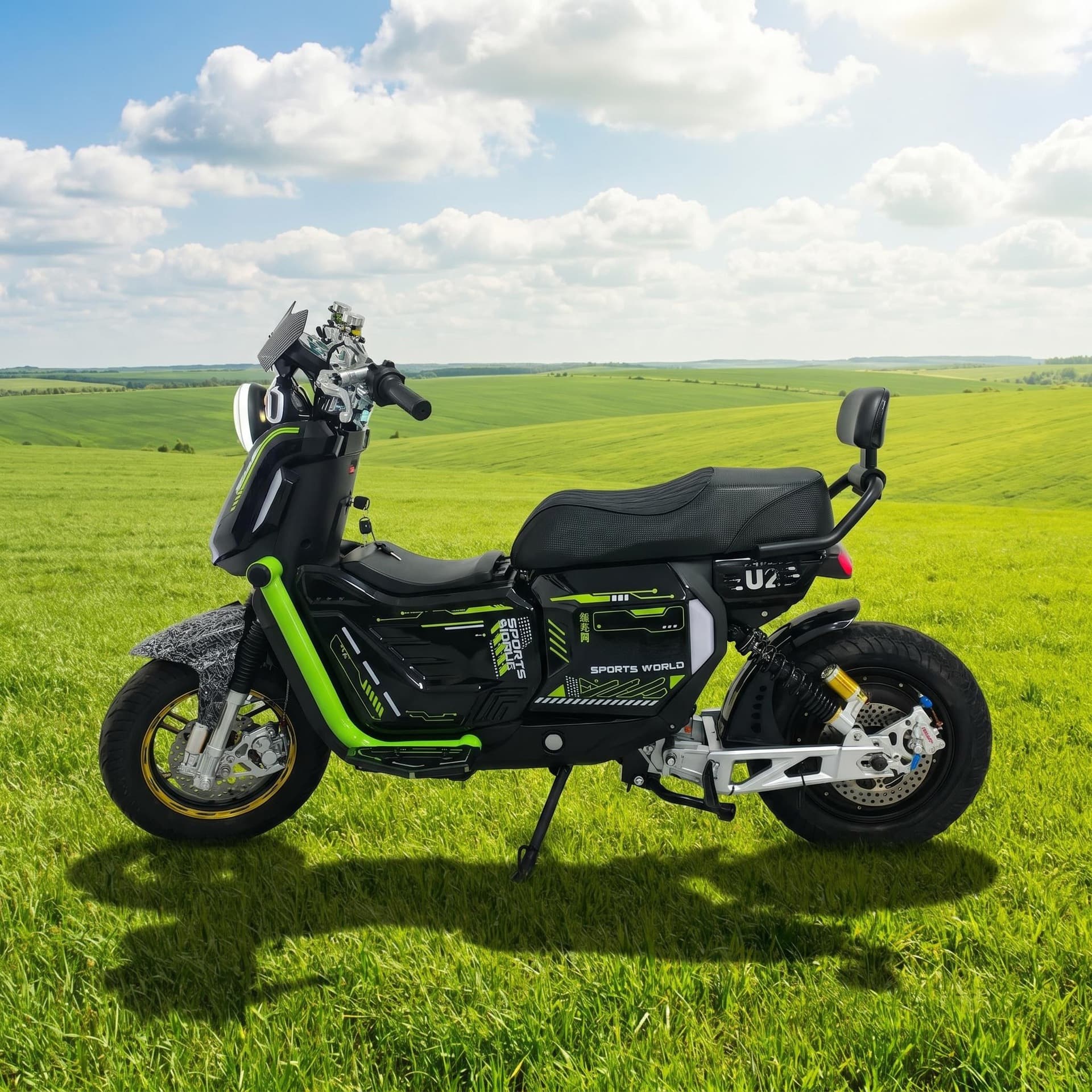 Hot sell U2 PRO ebike electric motorcycle with 2000W motor