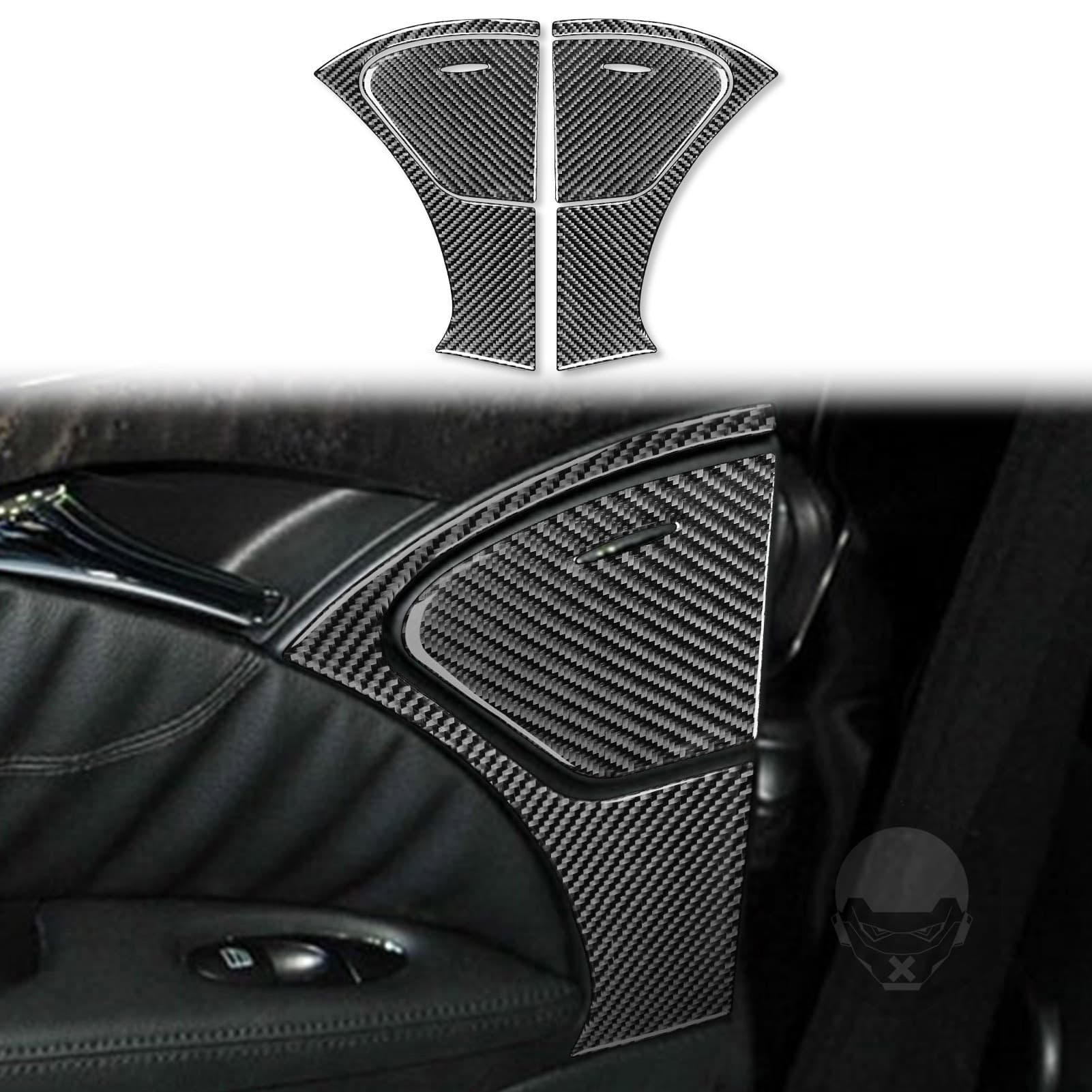 Carbon Fiber Car Interior Trim Accessories Rear Door Ashtray for 2003-2009 Mercedes-Benz E-Class W211