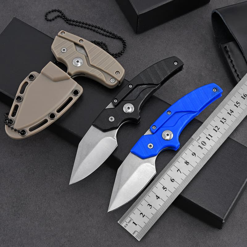 Cross-border Hot Sale Outdoor Self-defense Folding Knife Portable Outdoor Folding Knife Mini Multi-function Folding Knife