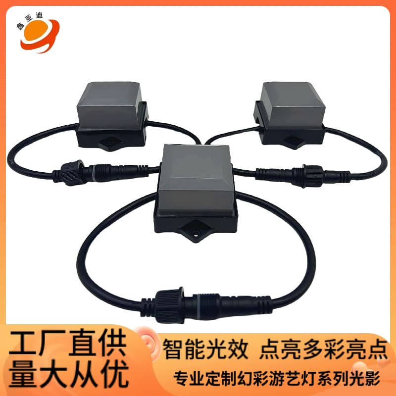 Factory Direct Outdoor DMX512 Dot Light Colorful Running Pixel Light Landscape DC24V Square LED Dot Light