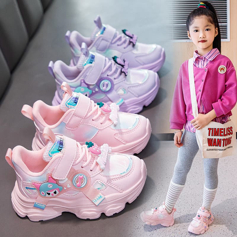 Children's Sports Shoes New 2024 Spring Autumn Comfortable Cute Girls Running Shoes Casual Shoes Dad Shoes Kids Shoes