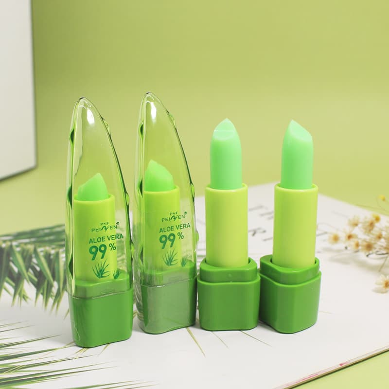 Penifen P8067 Aloe Vera Color-Changing Lipstick Moisturizing Hydrating Waterproof Non-Stick Cup Long-Lasting Color Lock Cross-Border